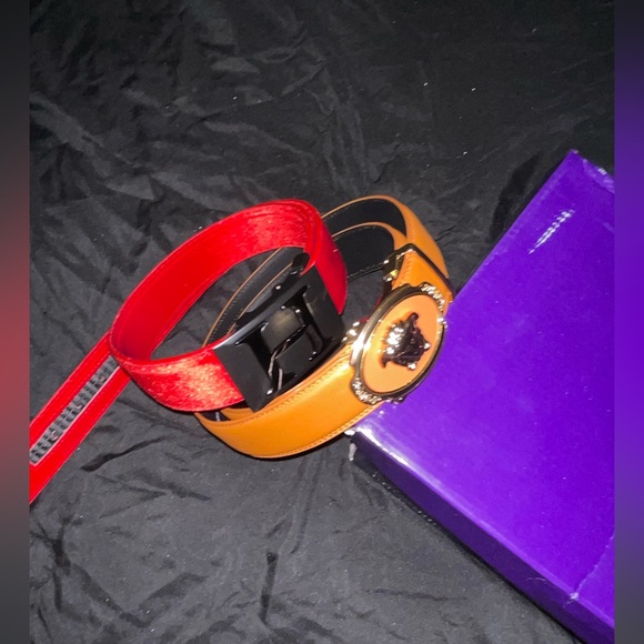 Beige Suit with belts, shoes and bow ties - Picture 14 of 15